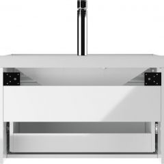 Тумба подвесная под умывальник "UNIT 80" Ева с одним ящиком В1 Айсберг (DA5903T) | фото 5