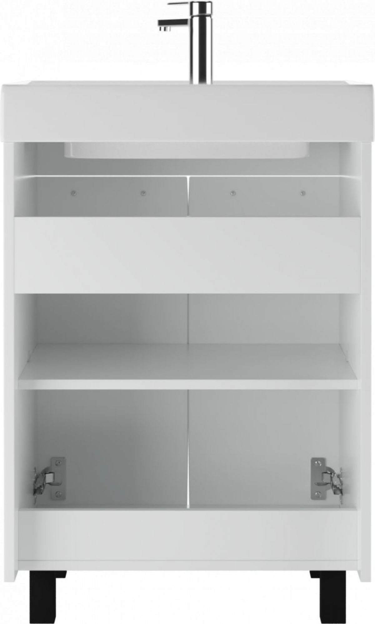 Тумба под умывальник "Енисей 60" Контраст без ящика  АЙСБЕРГ (DA2709T) | фото 4