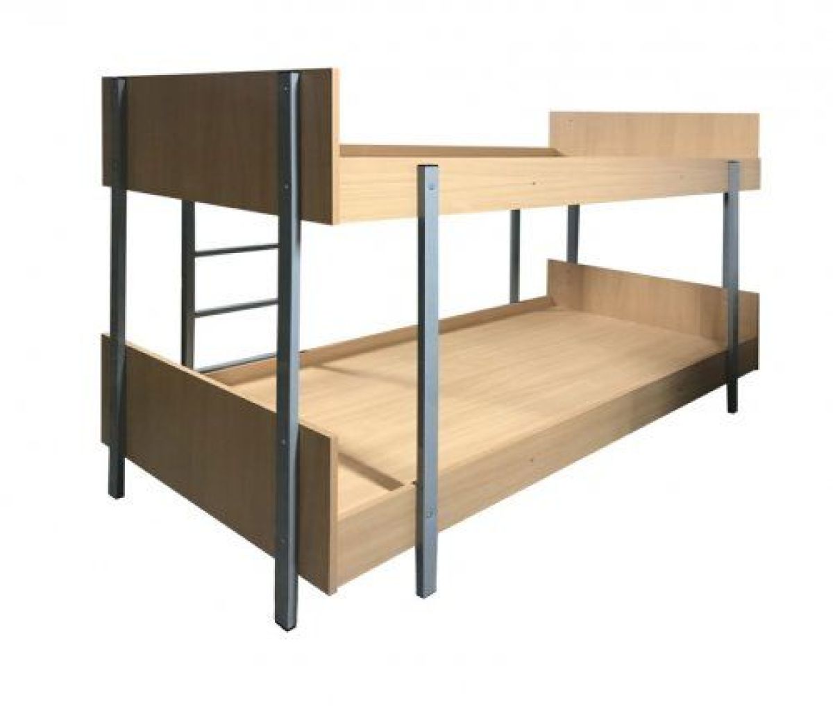 Кровать двухъярусная Хостел (1900*800) К632, Хостел 40*25 кв звено 2 яр, труба 40*20*1,2 в комплекте с лестницей | фото 2