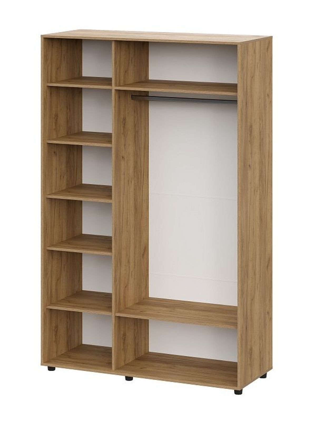 МИЛАН Гостиная (Дуб Золотой/Белый Матовый) модульная | фото 44