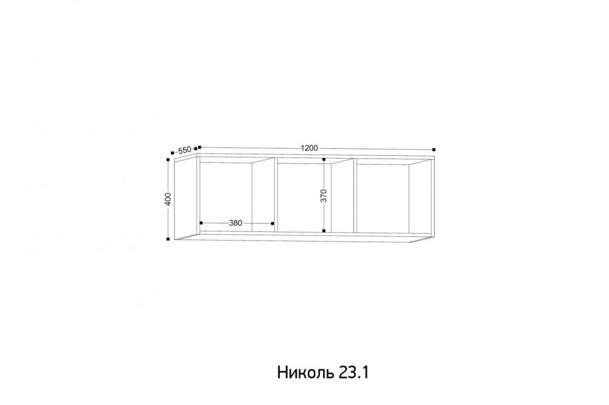 НИКОЛЬ Спальный гарнитур (модульный) | фото 11