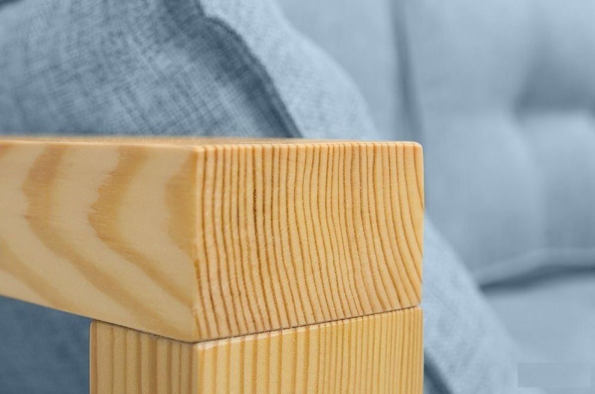 Диван угловой Д-4 Левый (Серебристо-серый/Темный дуб) | фото 3