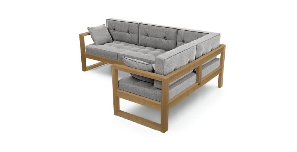 Диван угловой Д-4 Правый (Серебристо-серый/Холодный серый) | фото 2