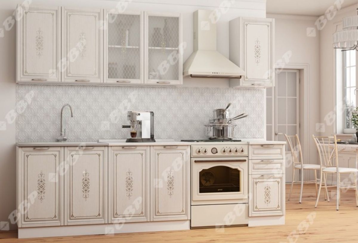 Кухонный гарнитур 2 м "Велес" (белый/сандал белый) | фото 3