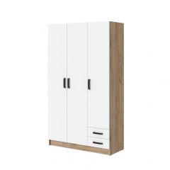 Спальный гарнитур Эконом (модульный) Дуб крафт золотой/Белый текстурный | фото 2