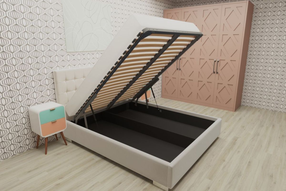 Кровать Брауни интерьерная +основание/ПМ/бельевое дно (160х200) | фото 2