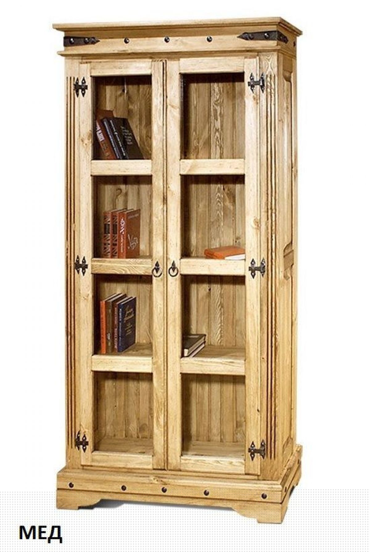 Шкаф книжный "Викинг 03" массив | фото 4