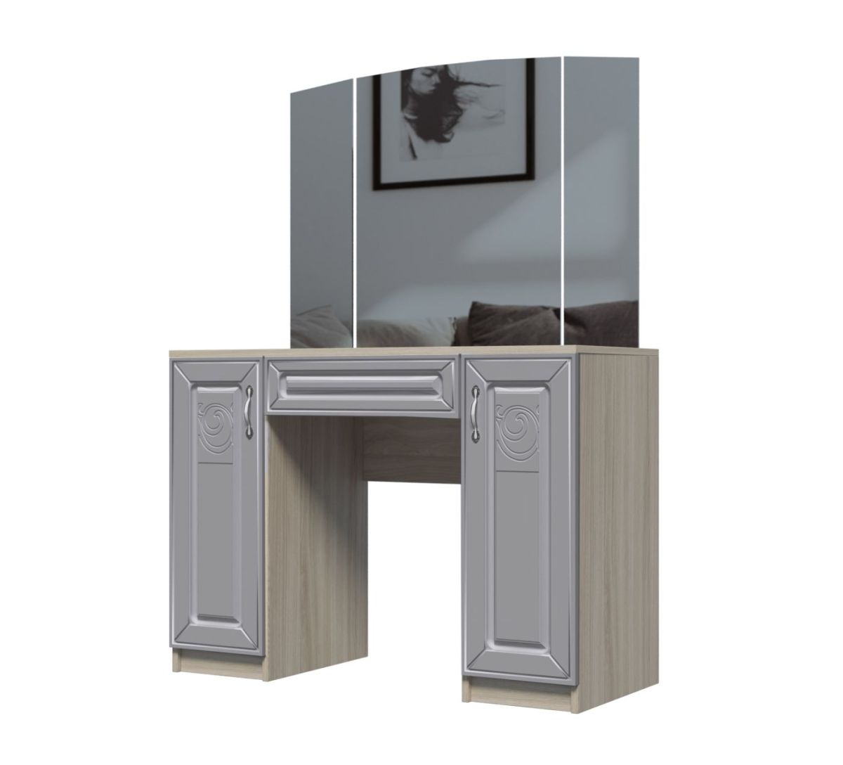 Модульная Спальня Париж (ясень шимо свет/серый софт премиум) | фото 10