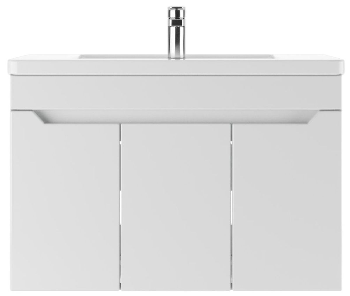 Тумба под умывальник "Maria 80" Мечта без ящика подвесная АЙСБЕРГ (DM2326T) | фото 4