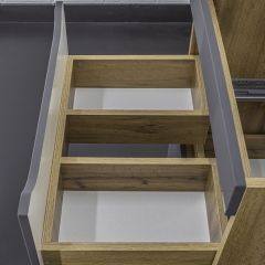 Тумба под умывальник "Енисей 60" Bruno с двумя ящиками Домино (DBr2901T) | фото 5