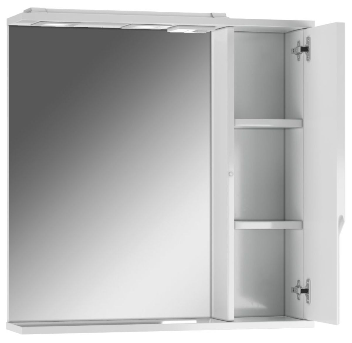 Шкаф-зеркало Optima 65 Эл. правый глянец Домино (DO1907HZ) | фото 2