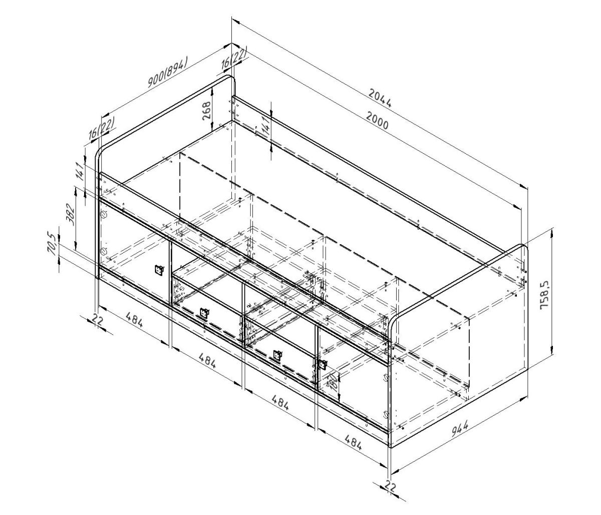 Детская ДЕЛЬТА Сильвер (модульная) | фото 13