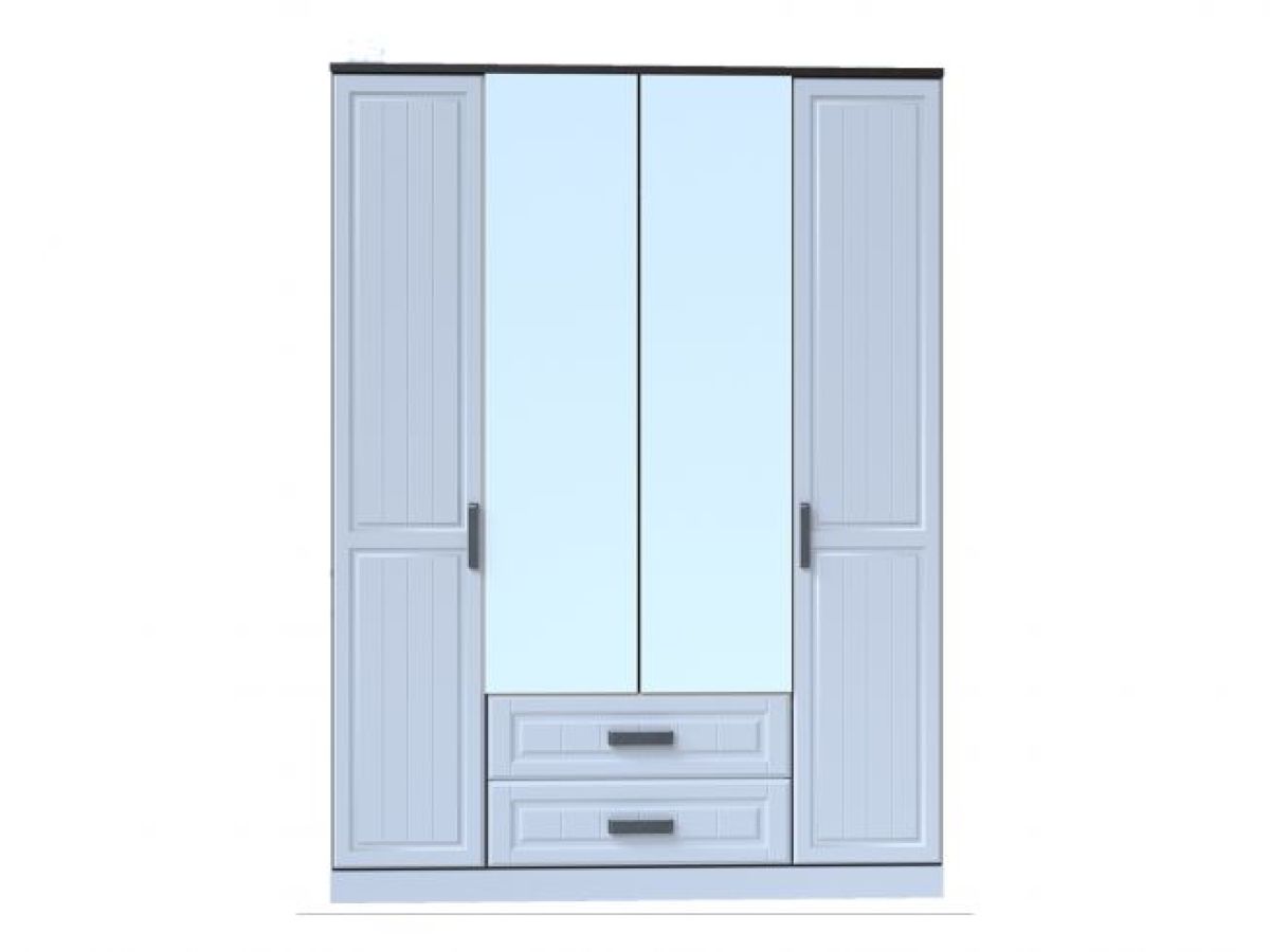 Спальня Венеция-1 (модульная) (Венге/Белое дерево) | фото 5