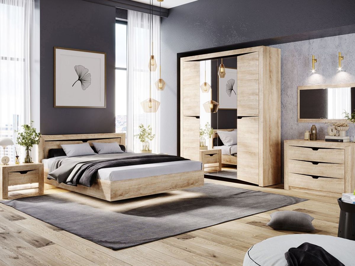 Кровать 1400 парящая с ПМ НКМ Версаль-5 секция №5 | фото 2