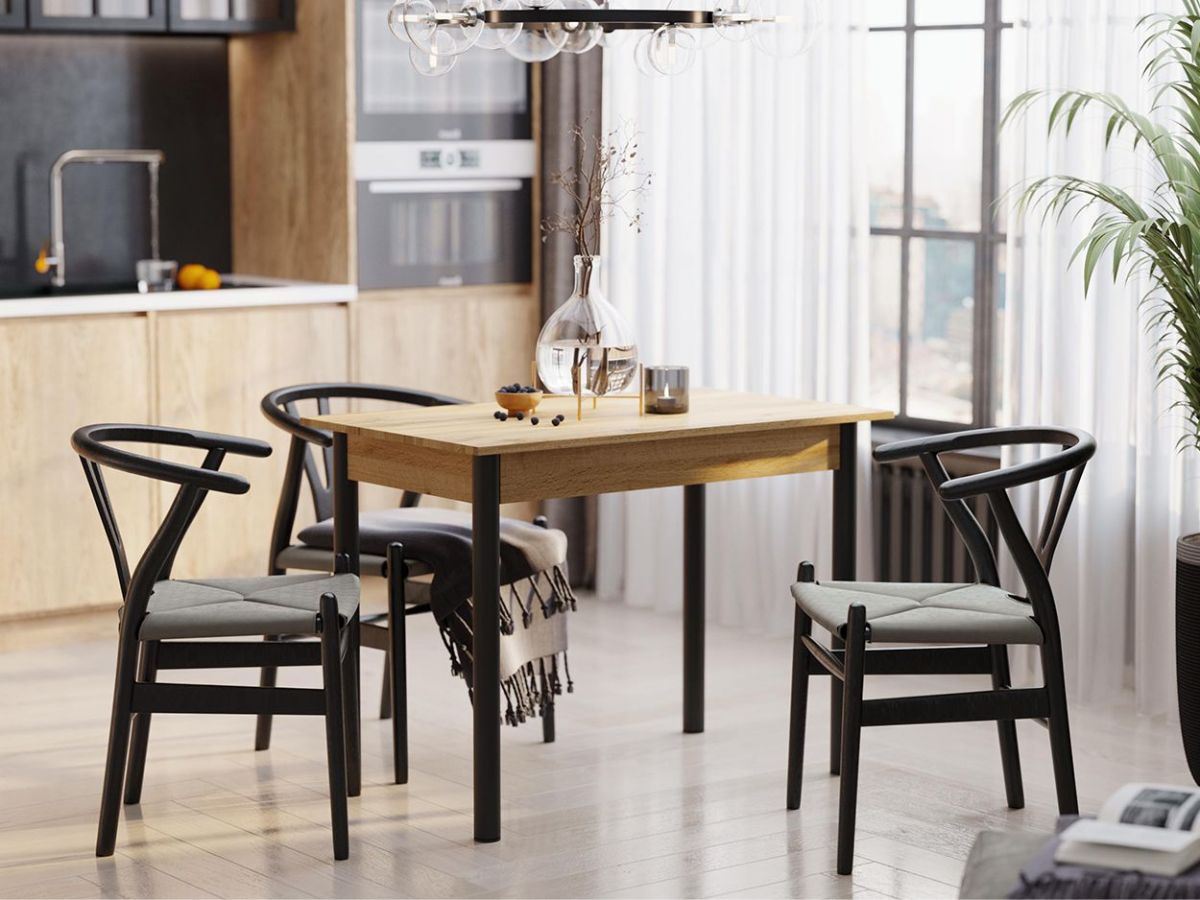 Стол обеденный СО-3 (Дуб Крафт Золотой) | фото 2