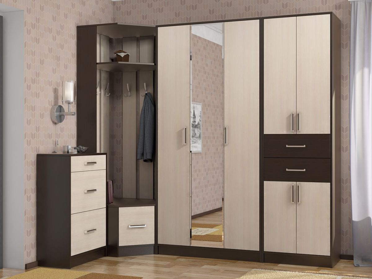Прихожая ДИАНА-4 сек №11 (Венге/Дуб молочный) | фото 3