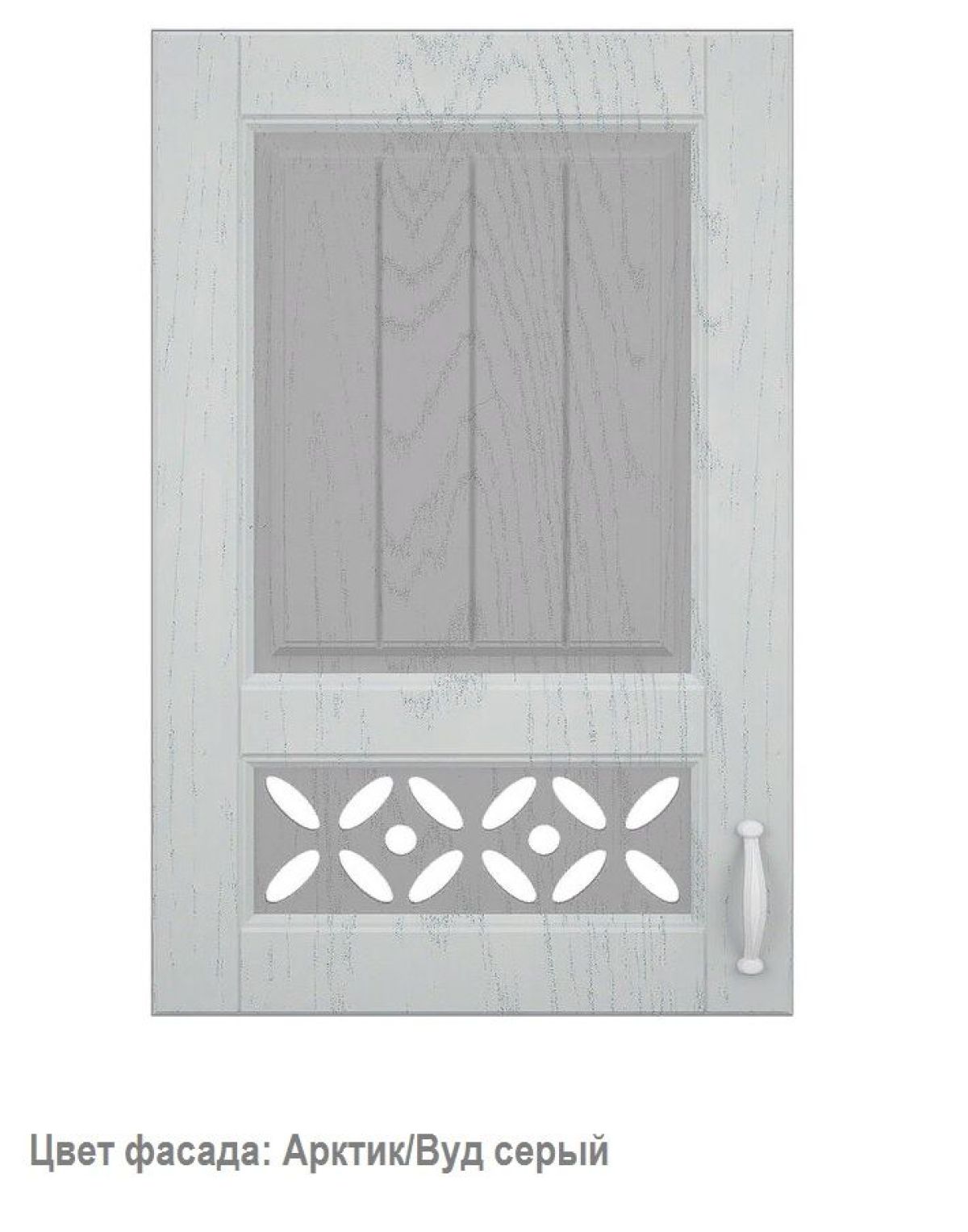 Кухонный гарнитур Камелия 3200 Арктик-Мурено (модульный) Горизонт | фото 3