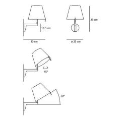 Бра Artemide  0721020A | фото 2