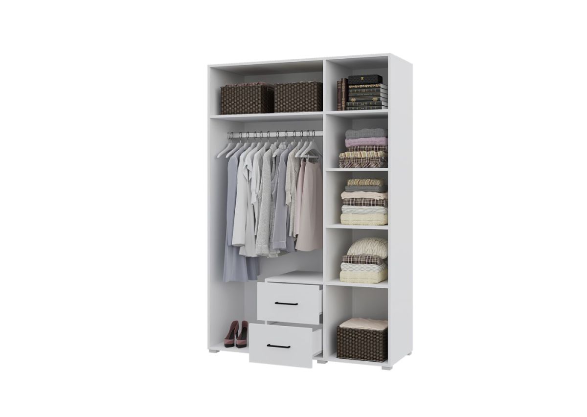 Спальный гарнитур VICTOR (модульный) Белый-Бетон | фото 7