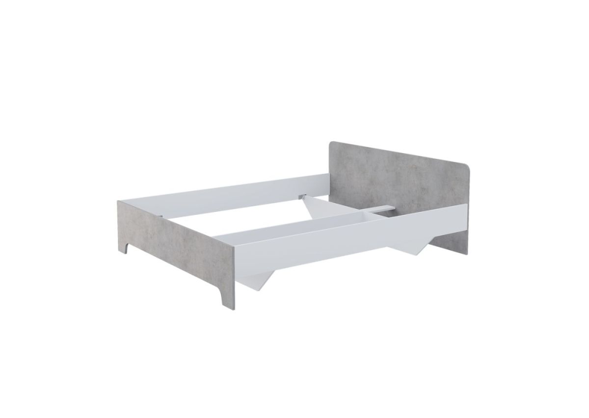 Спальный гарнитур VICTOR (модульный) Белый-Бетон | фото 2