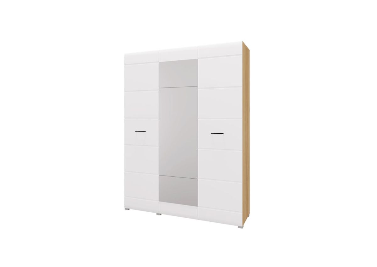 Спальный гарнитур НЕНСИ (модульный) Крафт золотой/Белый глянец | фото 7