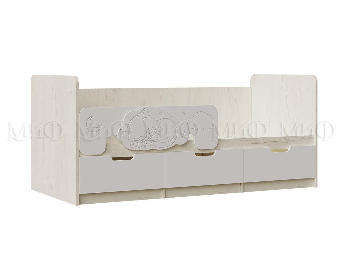 ЮНИОР-4 Детская (модульная) МДФ (Шарли Белый) | фото 8
