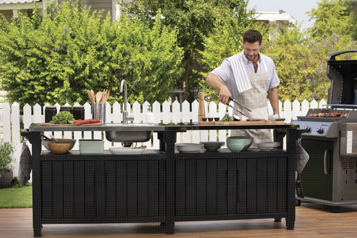 Столик для барбекю 415 Л (Unity Chef 415 L) графит | фото 4