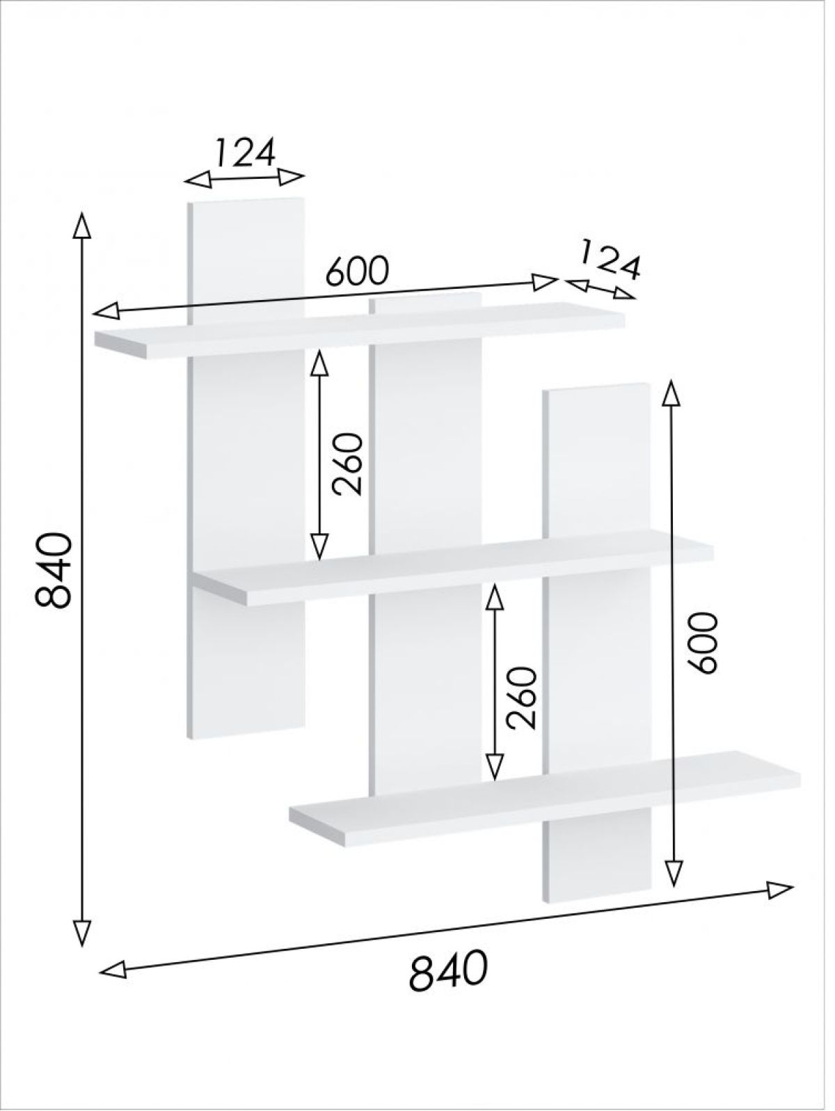 Полка навесная 5 Париж | фото 3