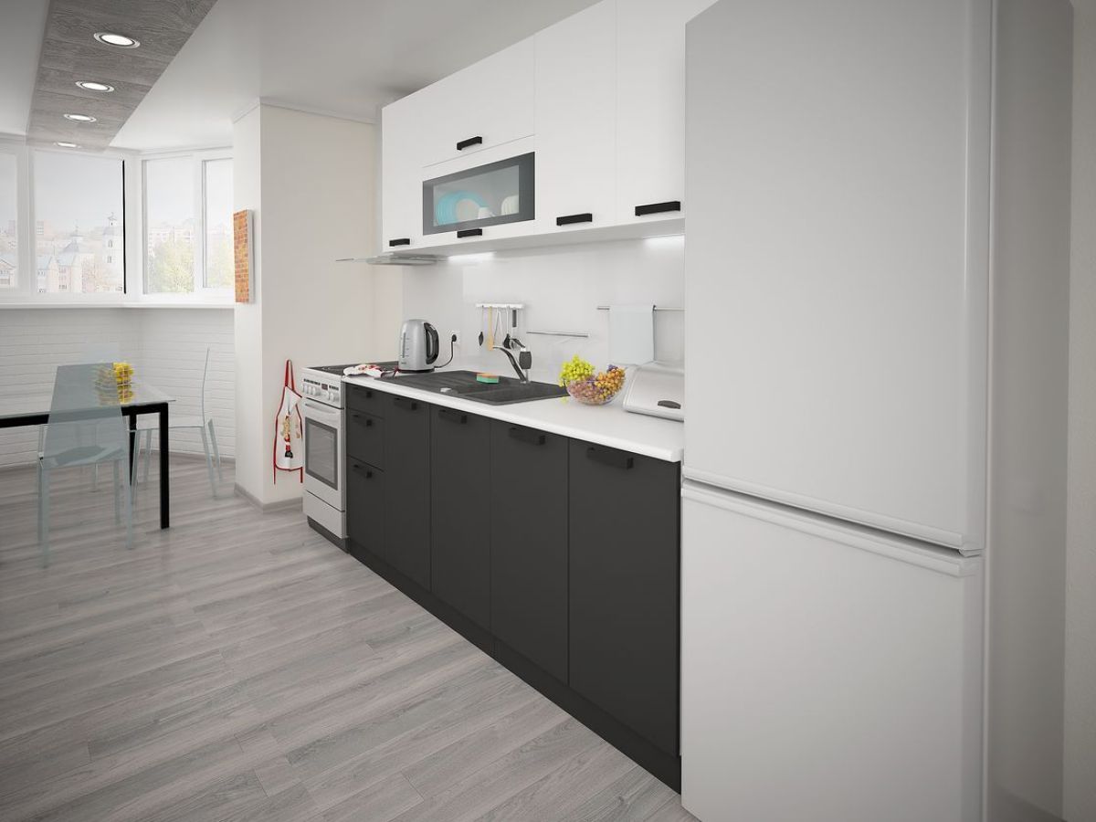 Кухонный гарнитур Фиджи (модульный) ГРАФИТ | фото 5
