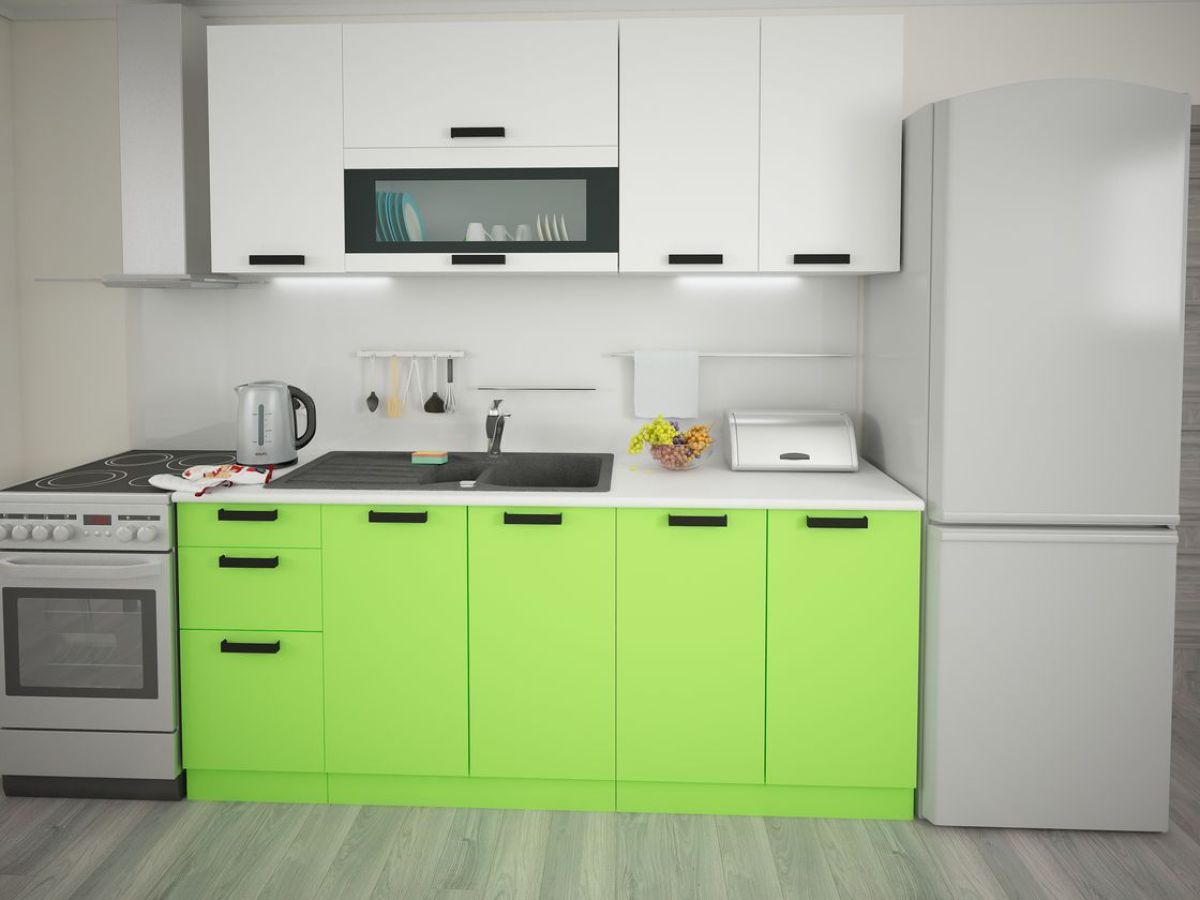 Кухонный гарнитур Фиджи (модульный) ГРАФИТ | фото 18