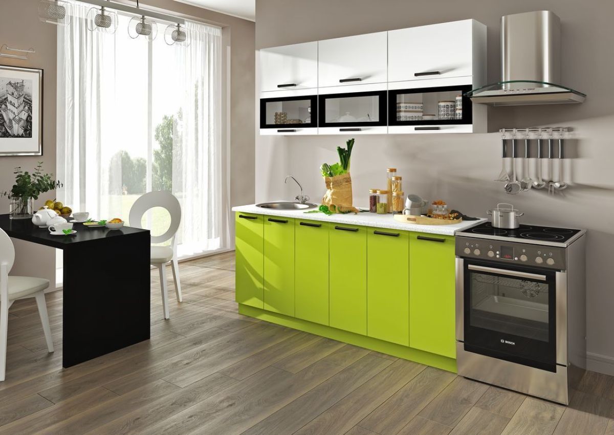 Кухонный гарнитур Фиджи (модульный) ГРАФИТ | фото 19