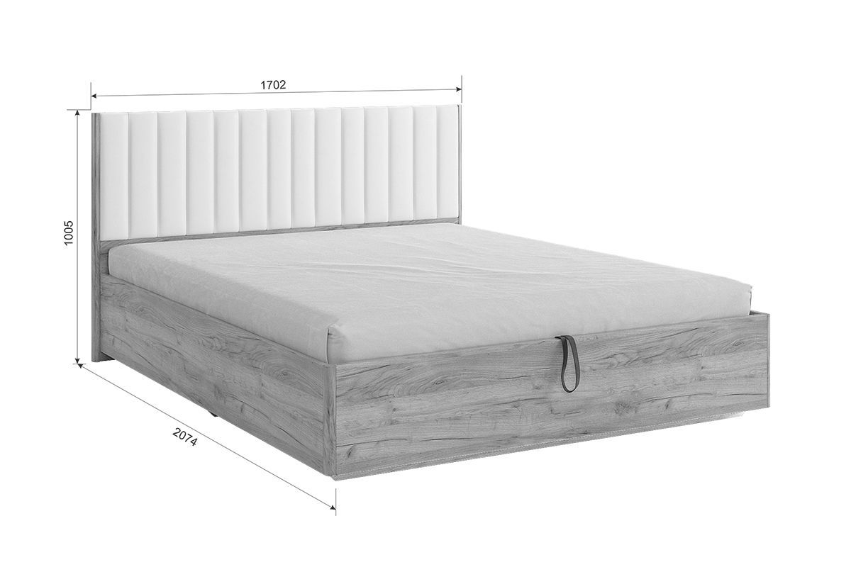 АДАМ Спальный гарнитур (модульный) белое дерево | фото 3