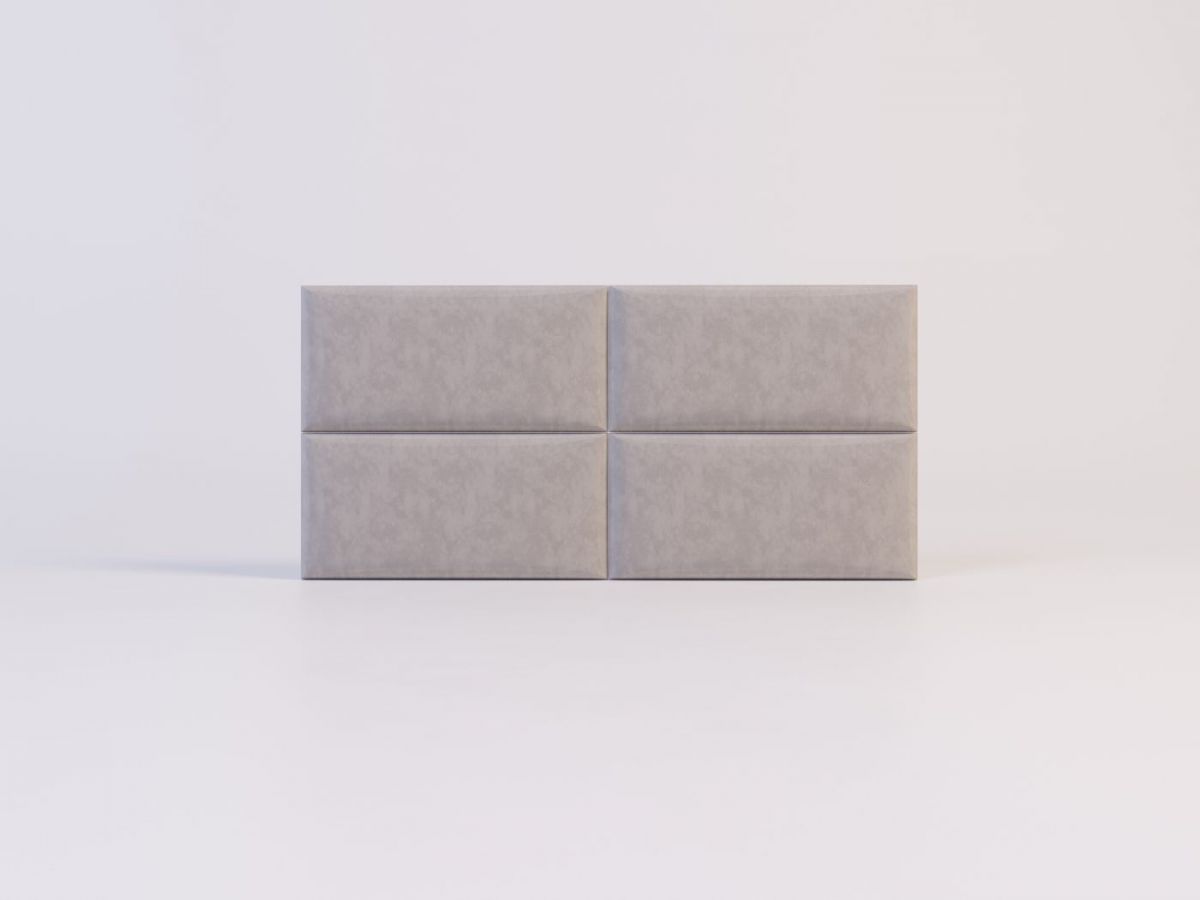 Мягкие панели ПРЯМОУГОЛЬНИКИ 30*60 (4 шт.) для спальни | фото 8