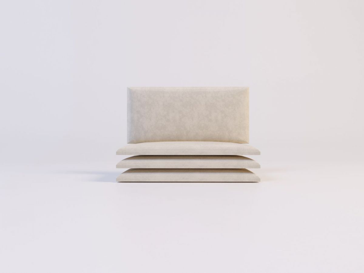 Мягкие панели ПРЯМОУГОЛЬНИКИ 30*60 (4 шт.) для спальни | фото 2