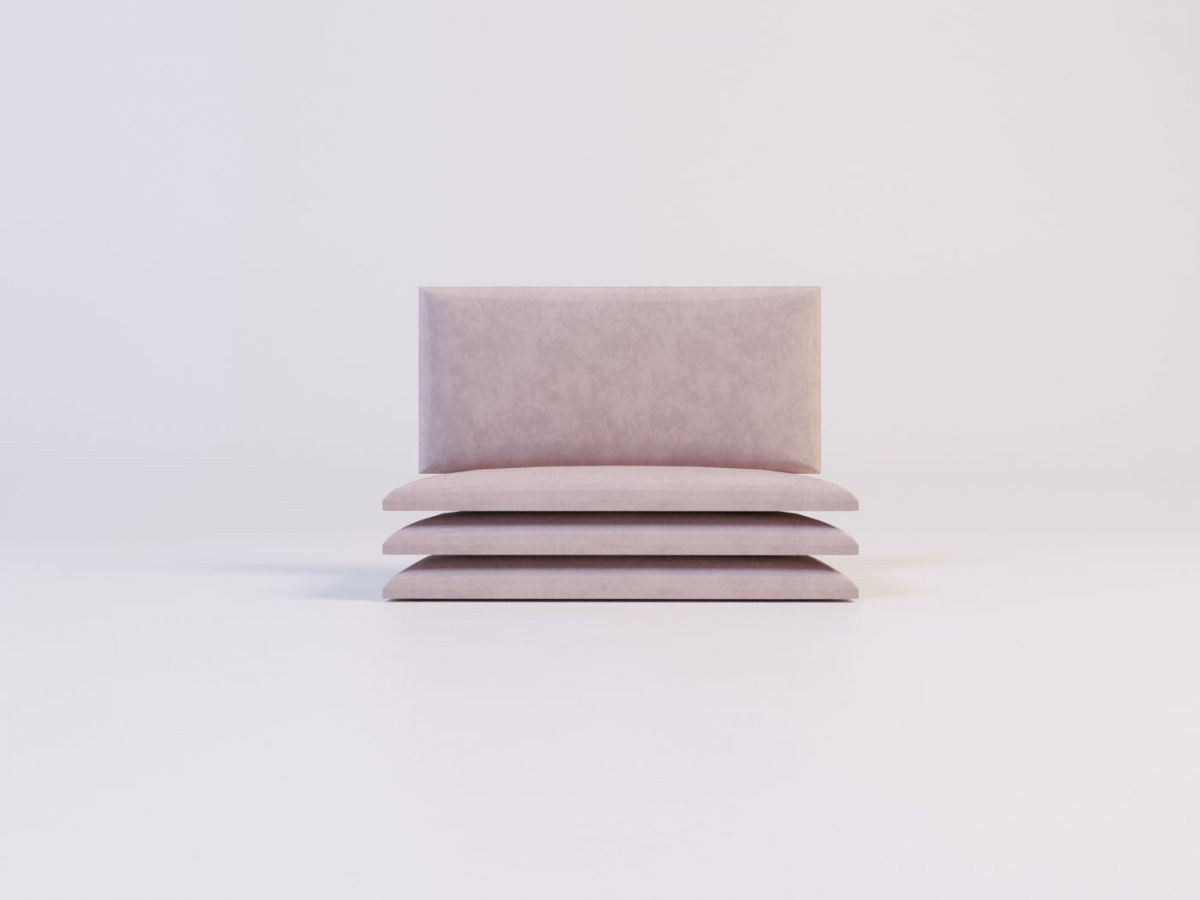 Мягкие панели ПРЯМОУГОЛЬНИКИ 30*60 (4 шт.) для гостиной | фото 14