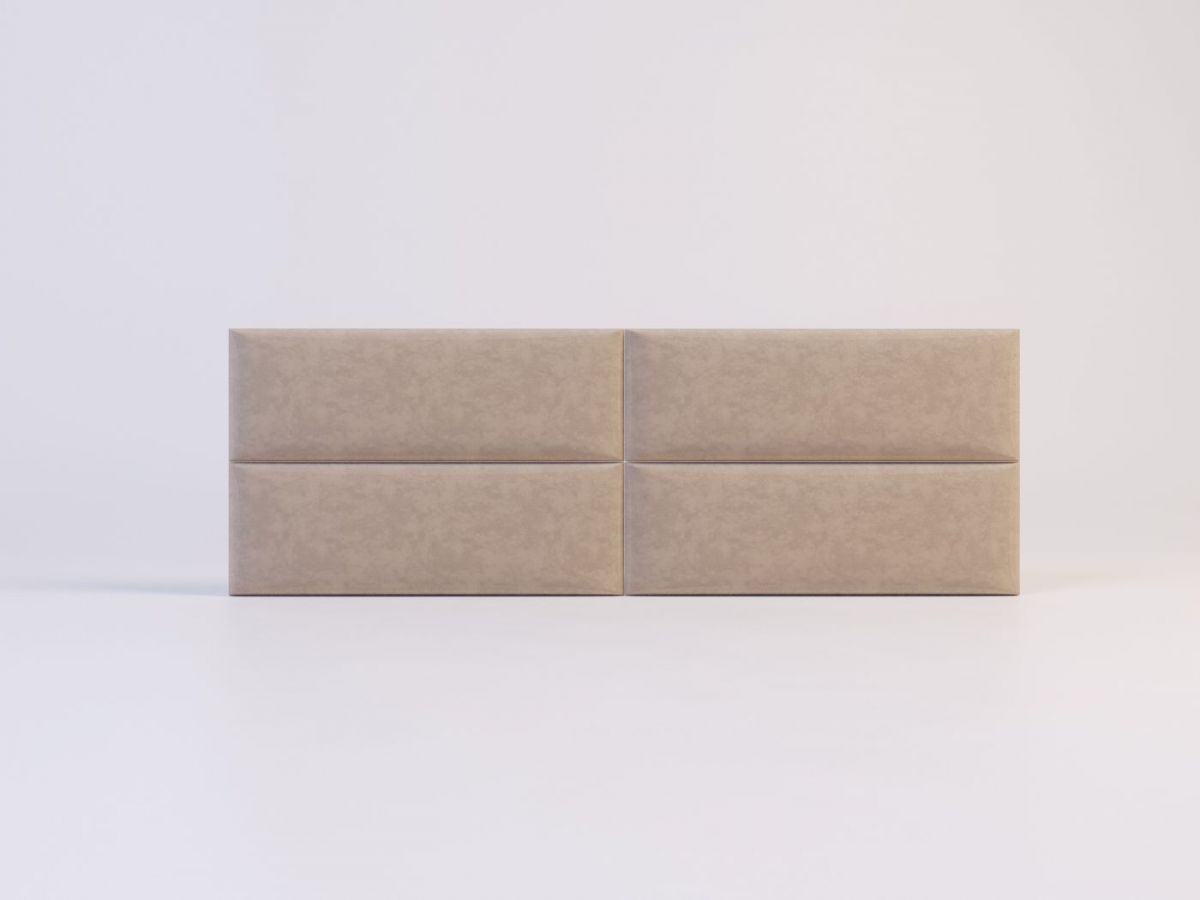 Мягкие панели ПОЛОСЫ ПРЯМЫЕ 30*90 (4 шт.) для спальни | фото 17