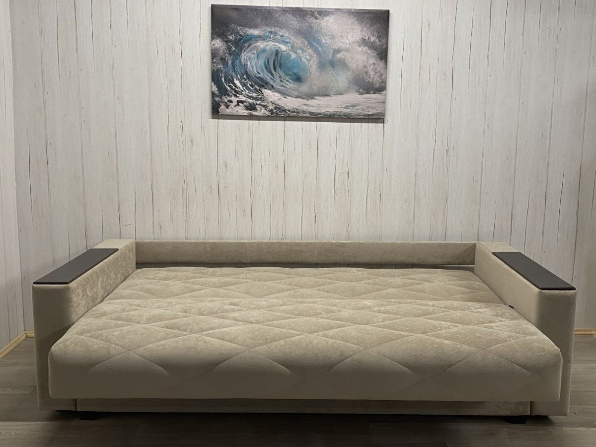 Диван Престиж-15 (НПБ+МДФ) велюр Sensey moonlight | фото 4