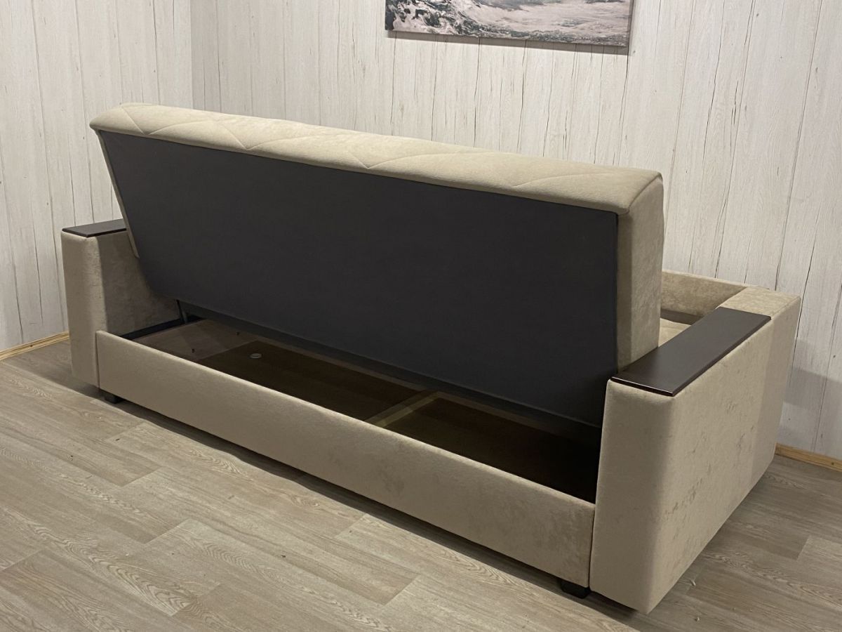 Диван Престиж-15 (НПБ+МДФ) велюр Sensey moonlight | фото 5