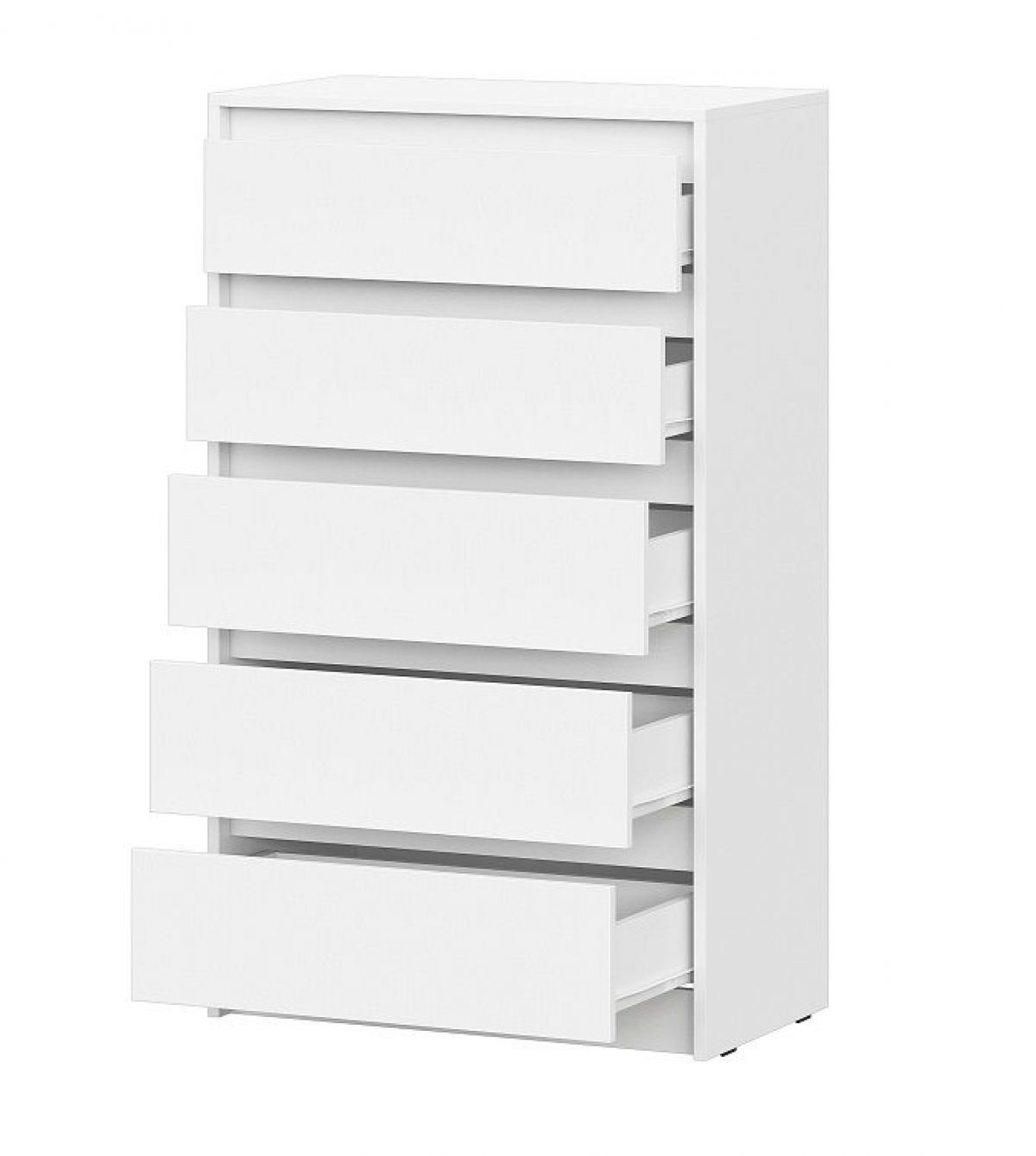 АЙДЕН КМ06-700 Комод 5 ящиков (белый) | фото 2