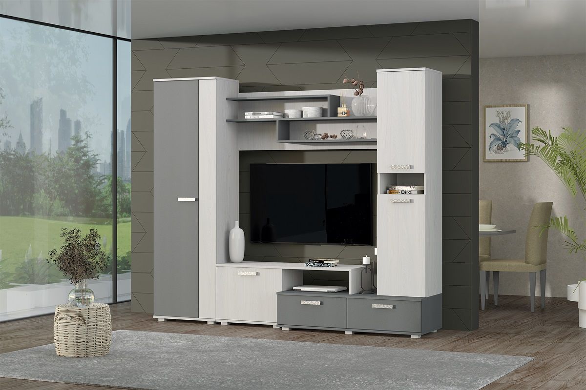 Гостиная Юна (Анкор светлый/Графит) | фото 3