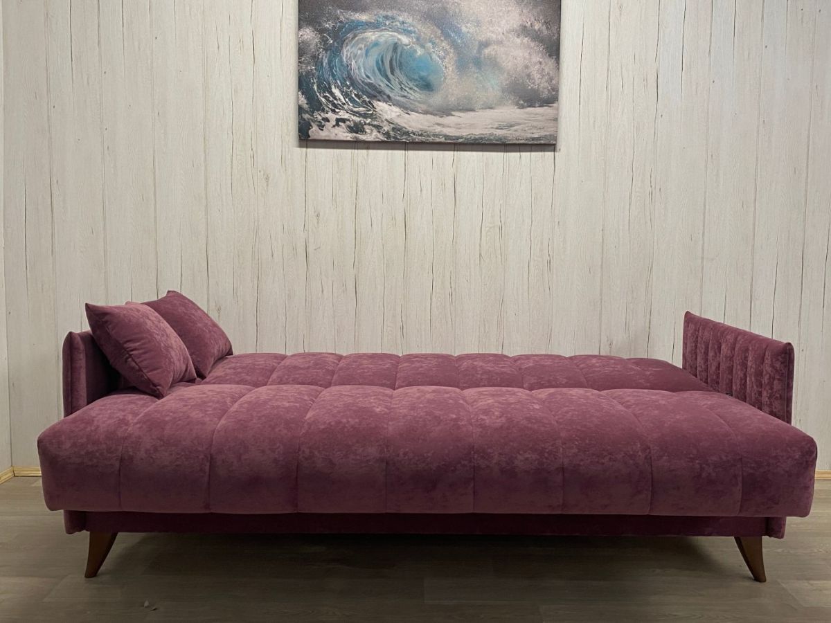 Диван Престиж-3 (НПБ) велюр Sensey grape | фото 3