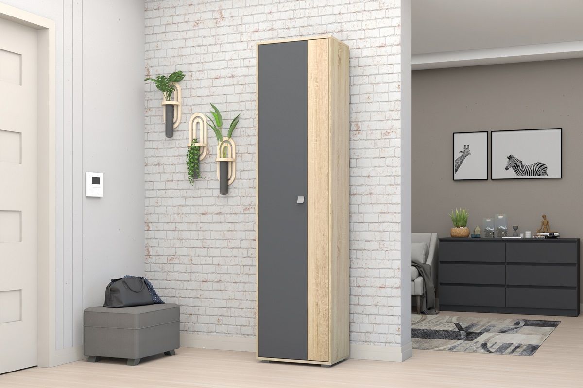 Прихожая Монако-2 (Дуб Сонома/Графит) | фото 11