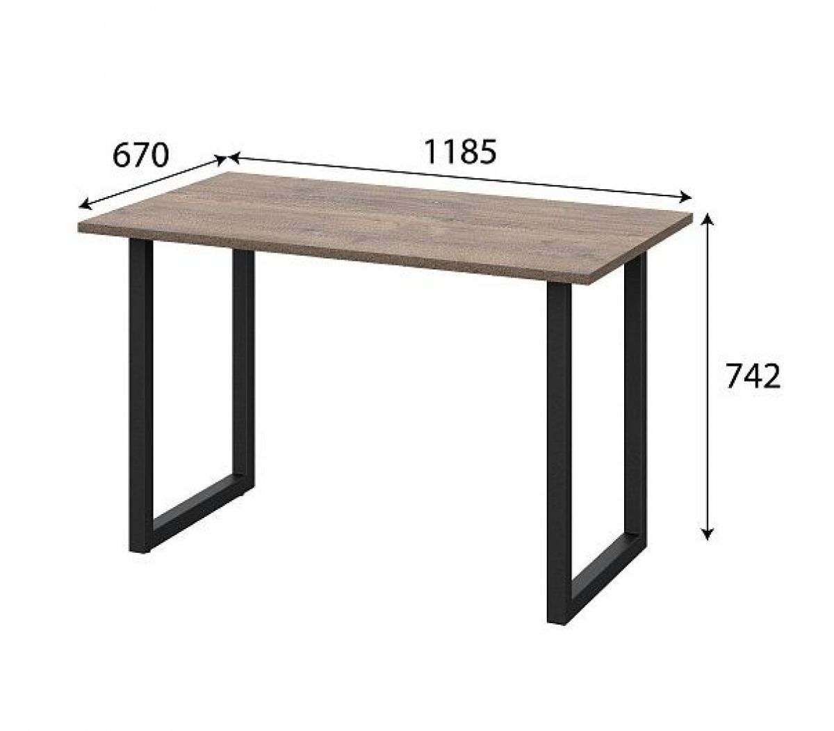 Стол №2 (Дуб Сильвер) | фото 2