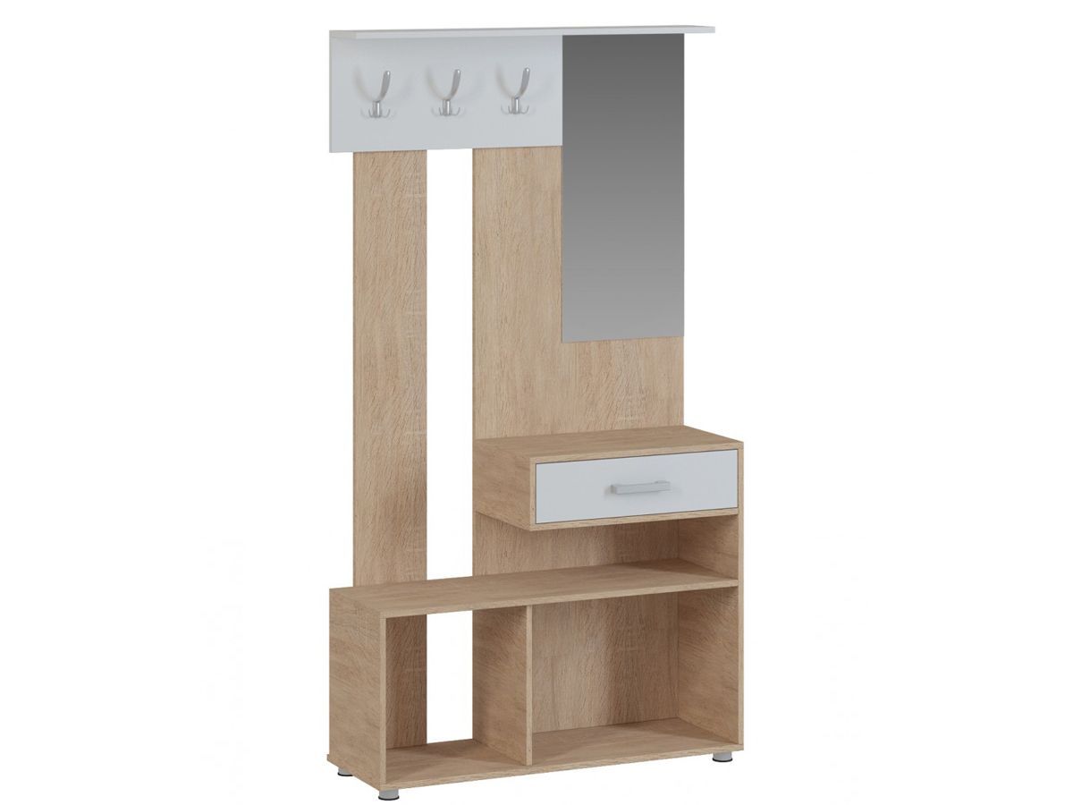 ЭНТЕР 1 Прихожая (модульная) дуб сонома/белый | фото 5