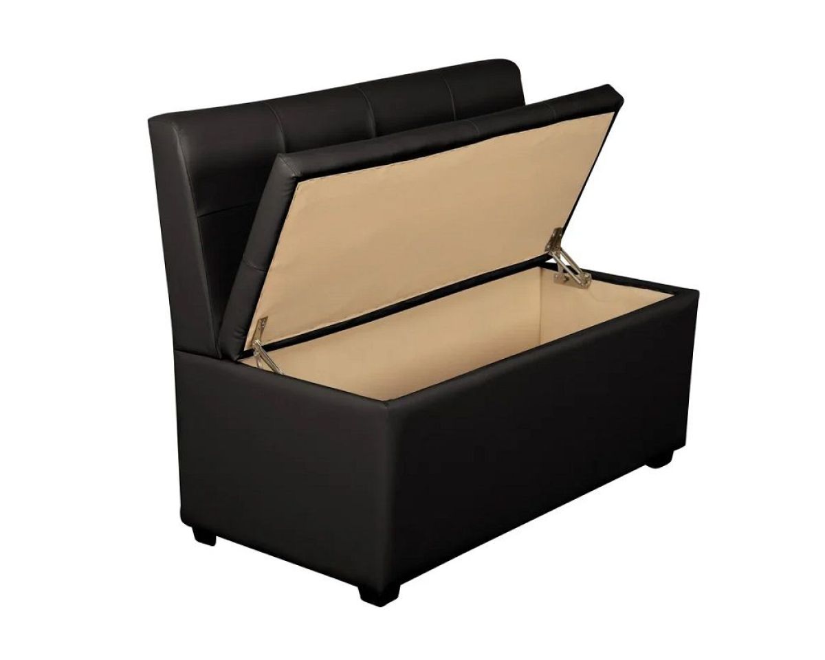 Кухонный диван Уют-1.2 (1200) Черный | фото 2