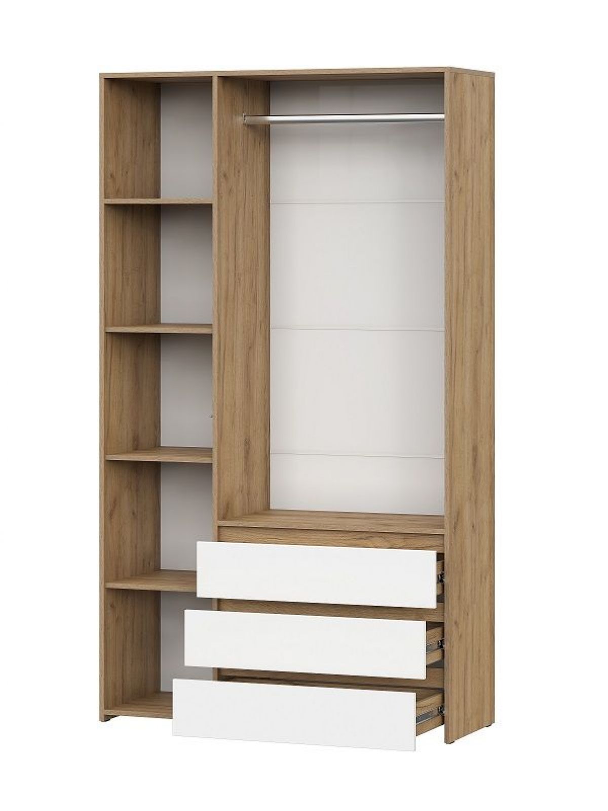 НЕКСТ 1 Шкаф комбинированный трехстворчатый | фото 2