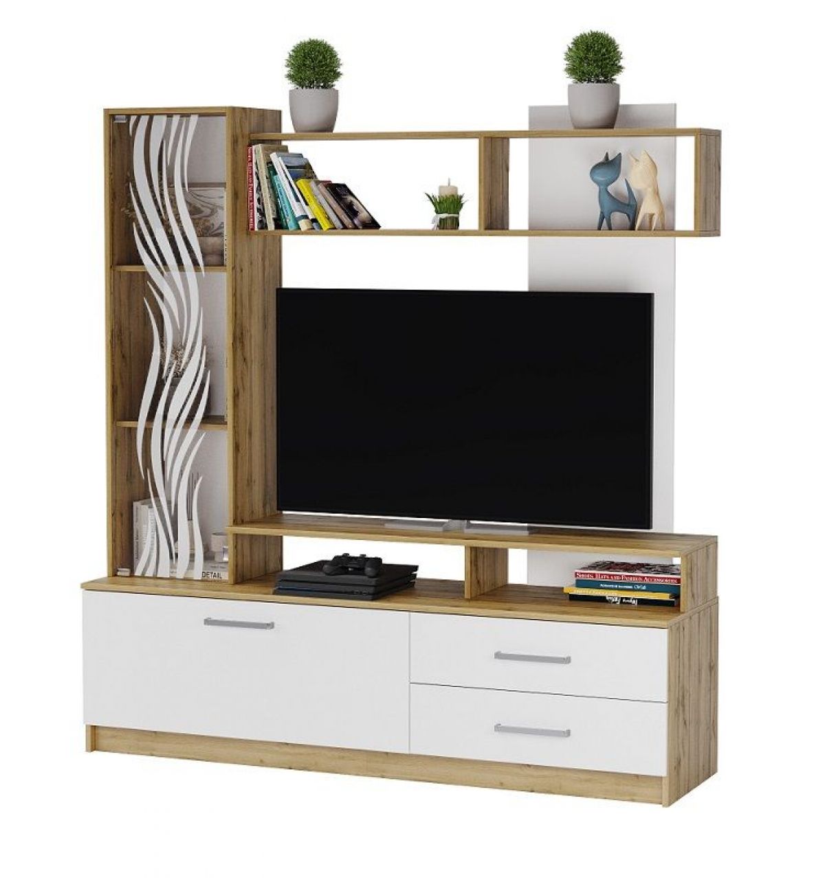 ДАРЬЯ Гостиная (Крафт серый/Крафт белый) модульная | фото 5