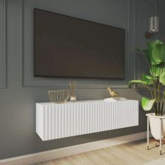 Тумба подвесная под ТВ LINES MTV4-MA 1150 Белый глянец (Белый-M 10.1.1) | фото 10