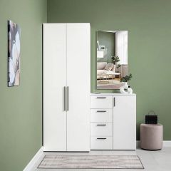 ЭЙР прихожая (модульная) Белый Шагрень | фото 26