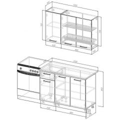 Кухонный гарнитур Антик 1200 (Стол. 26мм) | фото 2